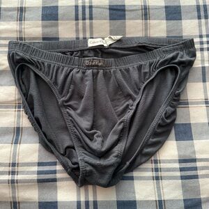 Men’s Vintage Calvin Klein Charcoal Body Bikini Underwear